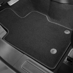 Predpražniki, premium velur Spredaj in zadaj, črni